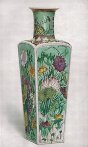 Chinesische Keulenförmige Vase. Kang Hsi Periode, 1661-1722, 1928