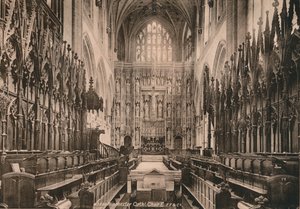 Chor der Kathedrale von Winchester, Hampshire, frühes 20. Jahrhundert
