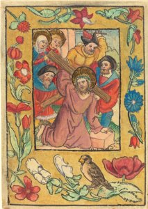 Christus trägt das Kreuz, ca. 1500 von Unbekannt