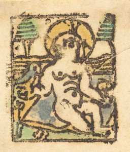 Christkind mit Vogel