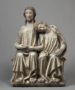 Christus und der heilige Johannes der Evangelist, 1300-1320