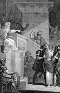 Christus vor Kaiphas, 1814 von Unbekannt