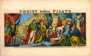 Christus vor Pilatus von Unbekannt