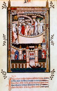 Christus gibt St. Denis die Kommunion, 1317