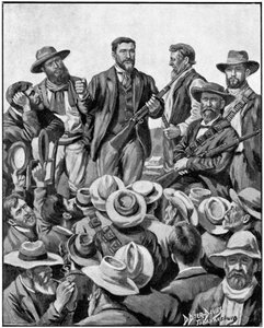 Christiaan De Wet, Afrikaner Soldat, Politiker und Großwildjäger, ca. 1899 von Unbekannt