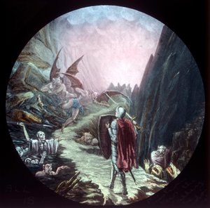 Christian betritt das Tal des Todesschattens von Unbekannt