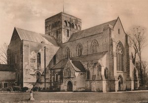 Kirche des Hospitals St. Cross, Winchester, Hampshire, frühes 20. Jahrhundert von Unbekannt