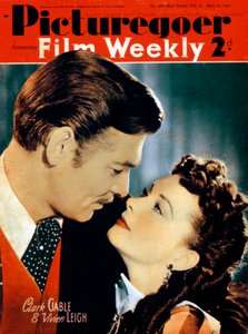 Clark Gable 1901-1960 und Vivien Leigh 1913-1967, Schauspieler, 1940