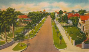 Colombia Avenue, Barranquilla, ca. 1940er Jahre