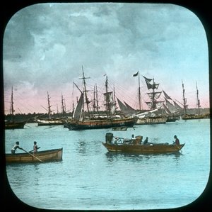 Colombo Hafen, Ceylon, Ende des 19. oder Anfang des 20. Jahrhunderts