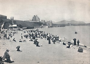 Colwyn Bay - Der Strand, 1895