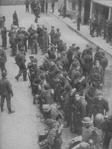 Kommando-Raiders, die die Kanalverteidigungen bei Boulogne durchbrachen, 1942