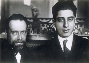 Komponisten Nikolai Mjaskowski und Aram Chatschaturjan, 1933