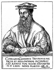 Conrad Gessner, Schweizer Naturforscher, 1887