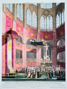 Weihe Napoleons und Krönung Josephines durch Papst Pius VII, 2. Dezember 1804