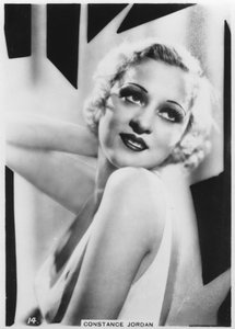 Constance Jordan, Schauspielerin, ca. 1938