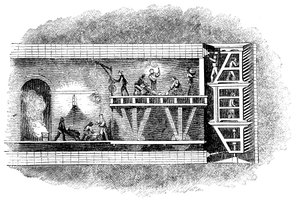 Bau des Thames-Tunnels, London, 1825-1843