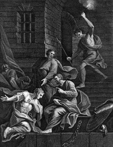 Bekehrung des Gefängniswärters, 1815