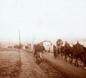 Konvoi, Genicourt, Nordfrankreich, 1916