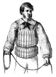 Kork-Taille Rettungsgürtel, 1866