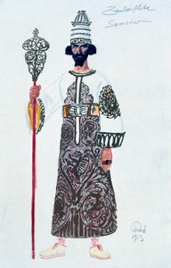 Kostümentwurf für Sarastro, 1913 von Unbekannt
