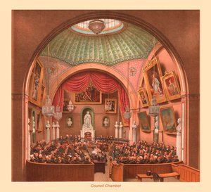 Ratskammer London Guildhall, 1886 von Unbekannt