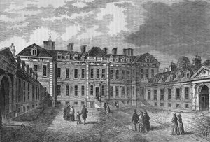 Hof des Montagu House, Great Russell Street, Bloomsbury, London, 1830 von Unbekannt