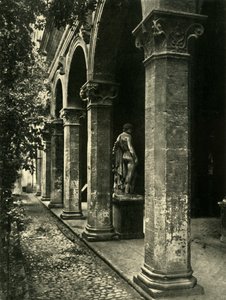 Hof des Palazzetto Venezia, Rom, Italien, 1908
