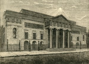 Covent Garden Theatre: Frontansicht von Unbekannt