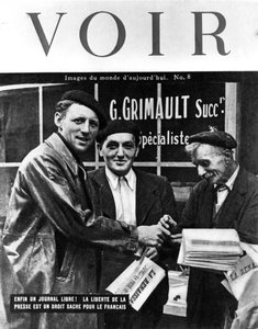 Titelblatt des Voir-Magazins, 1944