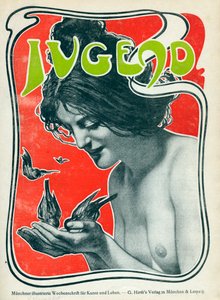 Titelblatt der deutschen Wochenkunstzeitschrift Jugend, 1898 von Unbekannt