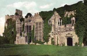 Cowdray Castle, Midhurst, West Sussex, ca. 1900er-1920er Jahre