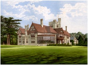 Cowdray Park, Sussex, Heimat des Earl of Egmont, um 1880