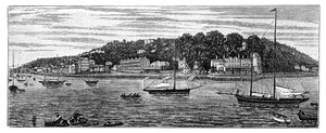 Cowes Hafen, Isle of Wight, 1900 von Unbekannt