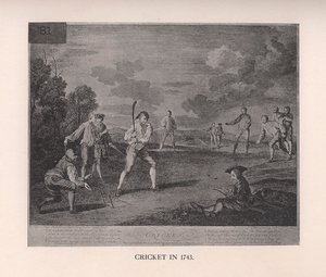 Cricket im Jahr 1743 von Unbekannt