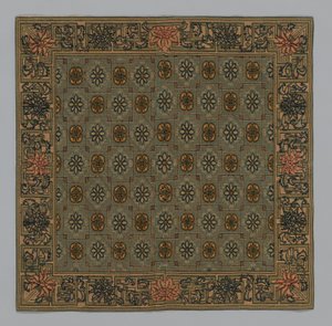 Kissenbezug, China, Qing-Dynastie 1644-1911, ca. 1900 von Unbekannt