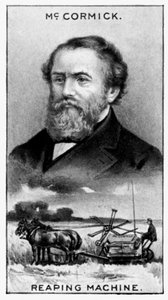 Cyrus Hall McCormick, irisch-amerikanischer Bauer, Erfinder, Geschäftsmann und Vermarkter, um 1924 von Unbekannt