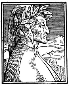 Dante Alighieri 1265-1321, italienischer Dichter, 1521