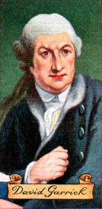 David Garrick, aus einer Serie von Zigarettenkarten, 1935