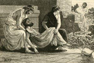 Tod von Pausanias, 1890