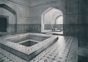Delhi. Königliche Bäder im Palast, ca. 1910 von Unbekannt
