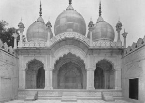 Delhi. Die Moti Musjid oder Perlenmoschee von Unbekannt