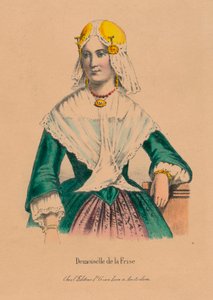 Demoiselle de la Frise, 1850er von Unbekannt