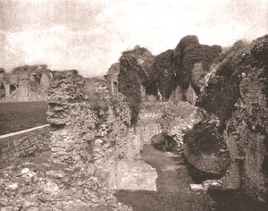 Burg Denbigh, Denbighshire, Wales, 1894 von Unbekannt