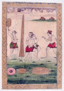 Desakha Ragini, Ragamala-Album, Schule von Rajasthan, 19. Jahrhundert