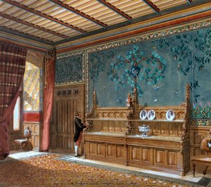Entwurf für ein Interieur, 1868
