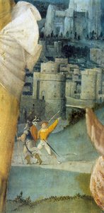 Detail vom Altarbild des Heiligen Antonius, 16. Jahrhundert