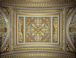 Detail einer Kuppel, Galerie des Batailles, Schloss Versailles, Frankreich