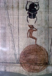 Detail des Papyrus von Königin Nejmet