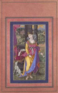 Diana, Göttin der Jagd, Folio aus dem Davis-Album, frühes 17. Jahrhundert